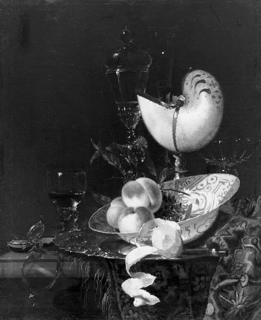 Still life with a nautilus cup, by Willem Kalf