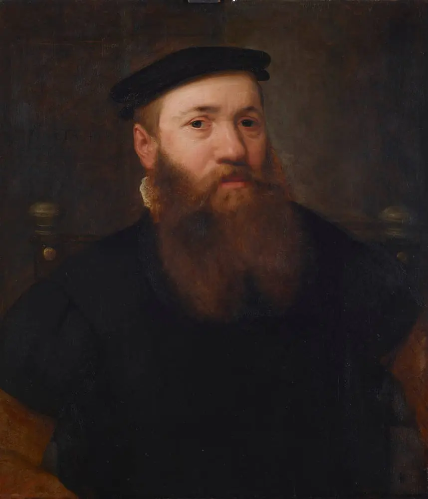 Bildnis eines Mannes mit dunkelblondem Vollbart, by Willem Key
