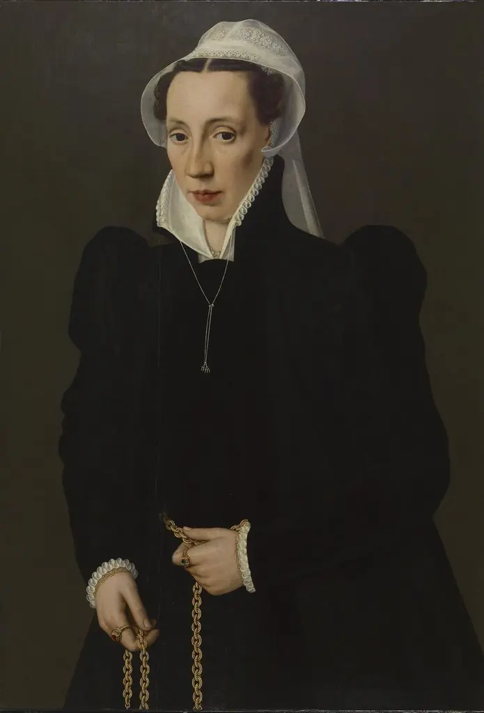 Portrait of a Woman with a Pomander, by Willem Key