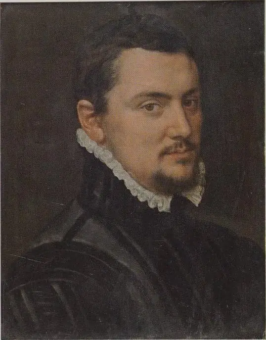Portrait of an unknown man, by Willem Key