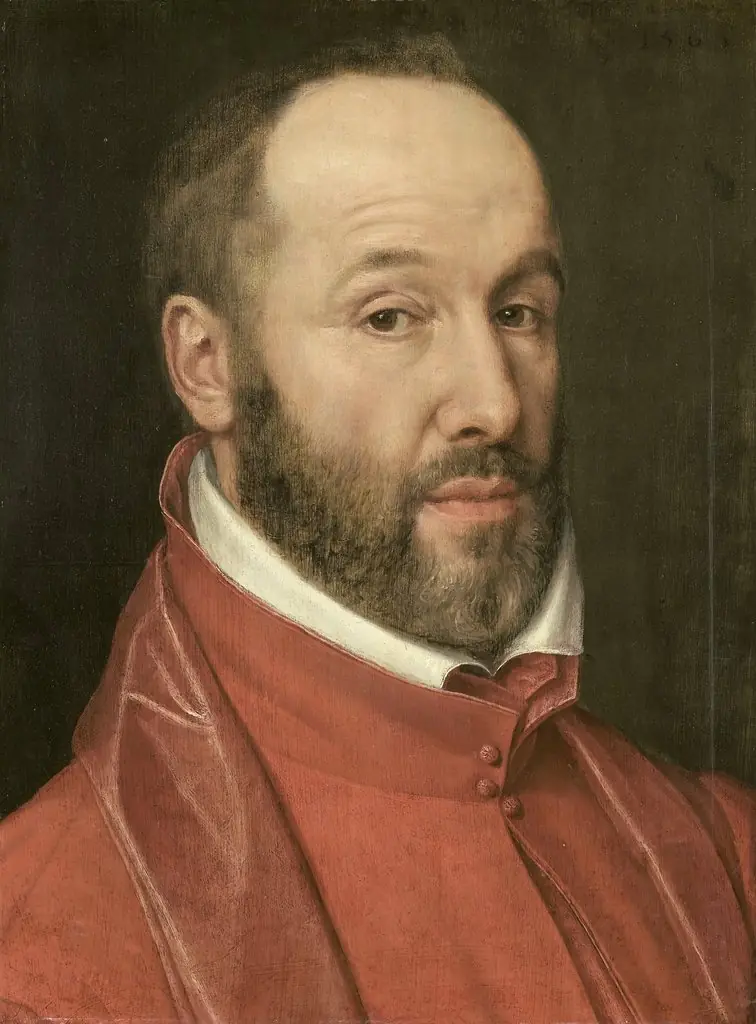 Portrait of Antoine Perrenot, Cardinal de Granvelle, Minister to Charles V and Philip II, by Willem Key