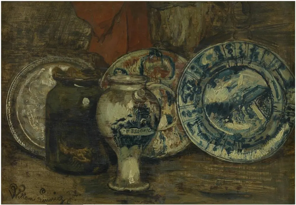 Pots and plates, by Willem Linnig Junior