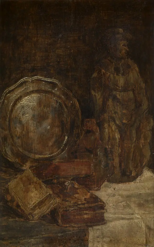 Still Life with Pewter Dish, by Willem Linnig Junior