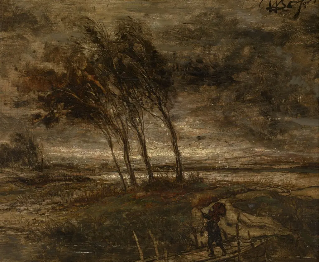 Storm Landscape, by Willem Linnig Junior