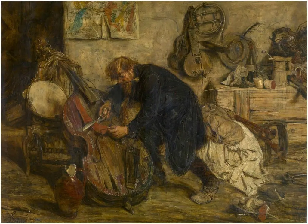 The violin maker, by Willem Linnig Junior