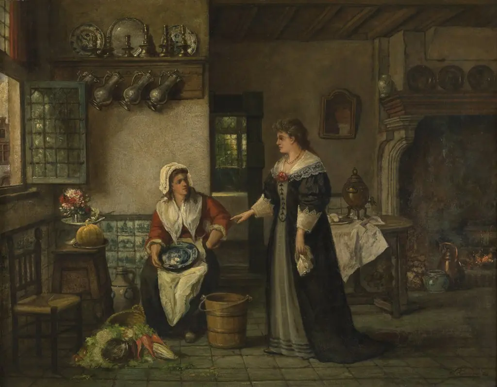Kitchen, by Willem Linnig the Elder