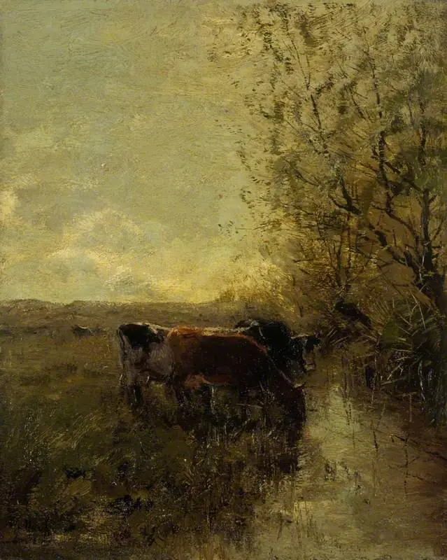 A Silver Stream, by Willem Maris