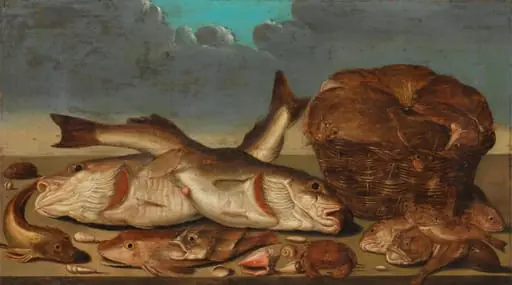 Still Life with Fish, by Willem Ormea
