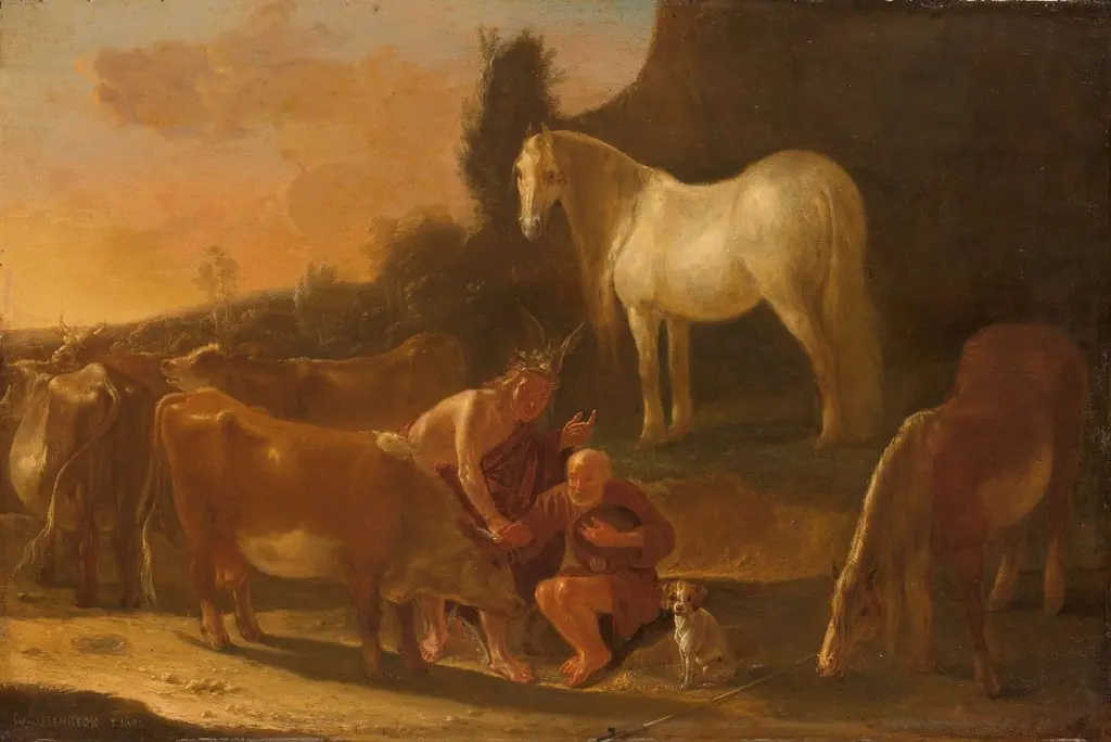 Mercury and Io, by Willem Ossenbeeck