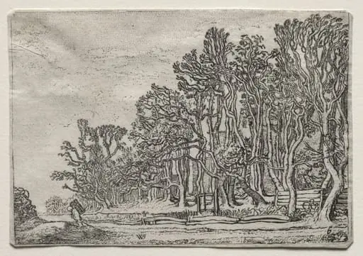The Set of the Landscapes: Two Plank-Hedges, by Willem Pieterszoon Buytewech
