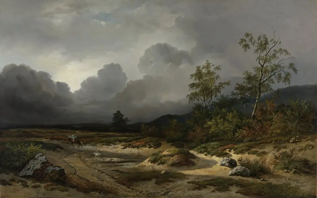 Landscape with a Thunderstorm Brewing, by Willem Roelofs