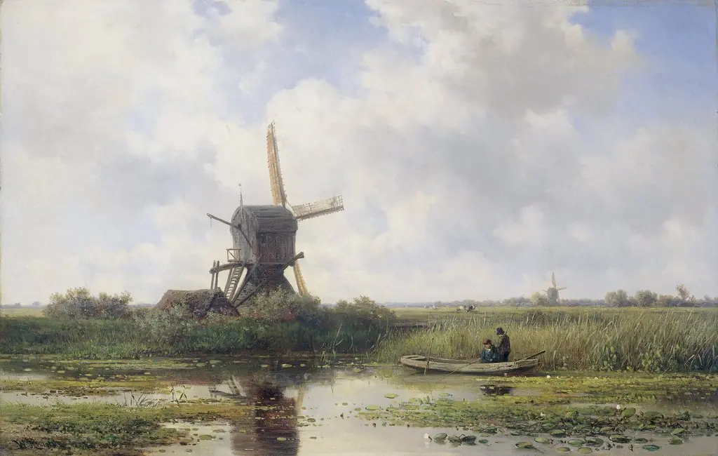 The Gein River, near Abcoude, by Willem Roelofs