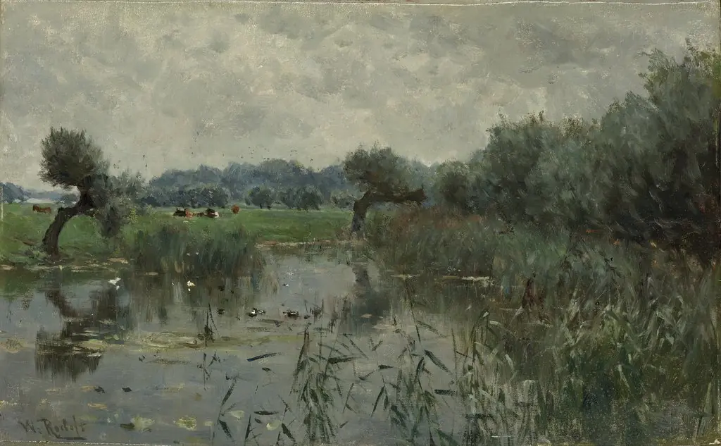 Water Meadows on the River IJssel, by Willem Roelofs