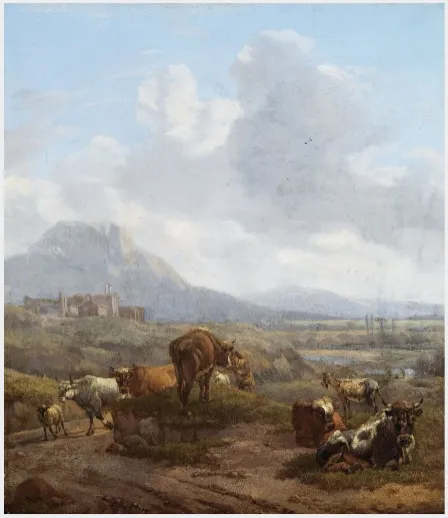 Landscape with Cattle, by Willem Romeyn, unspecified, 1670