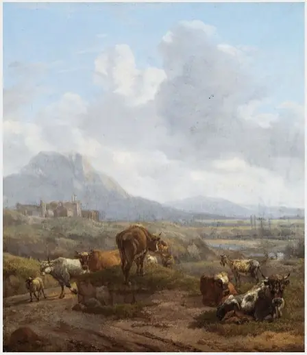 Landscape with Cattle, by Willem Romeyn