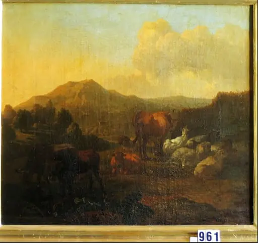 Peisaj cu animale, by Willem Romeyn