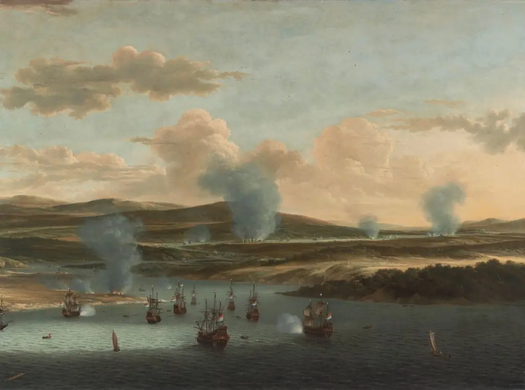 Battle of Medway, by Willem Schellinks
