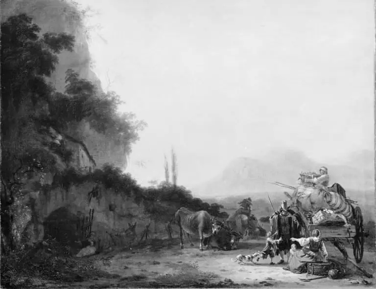Landscape with a Removal Cart, by Willem Schellinks