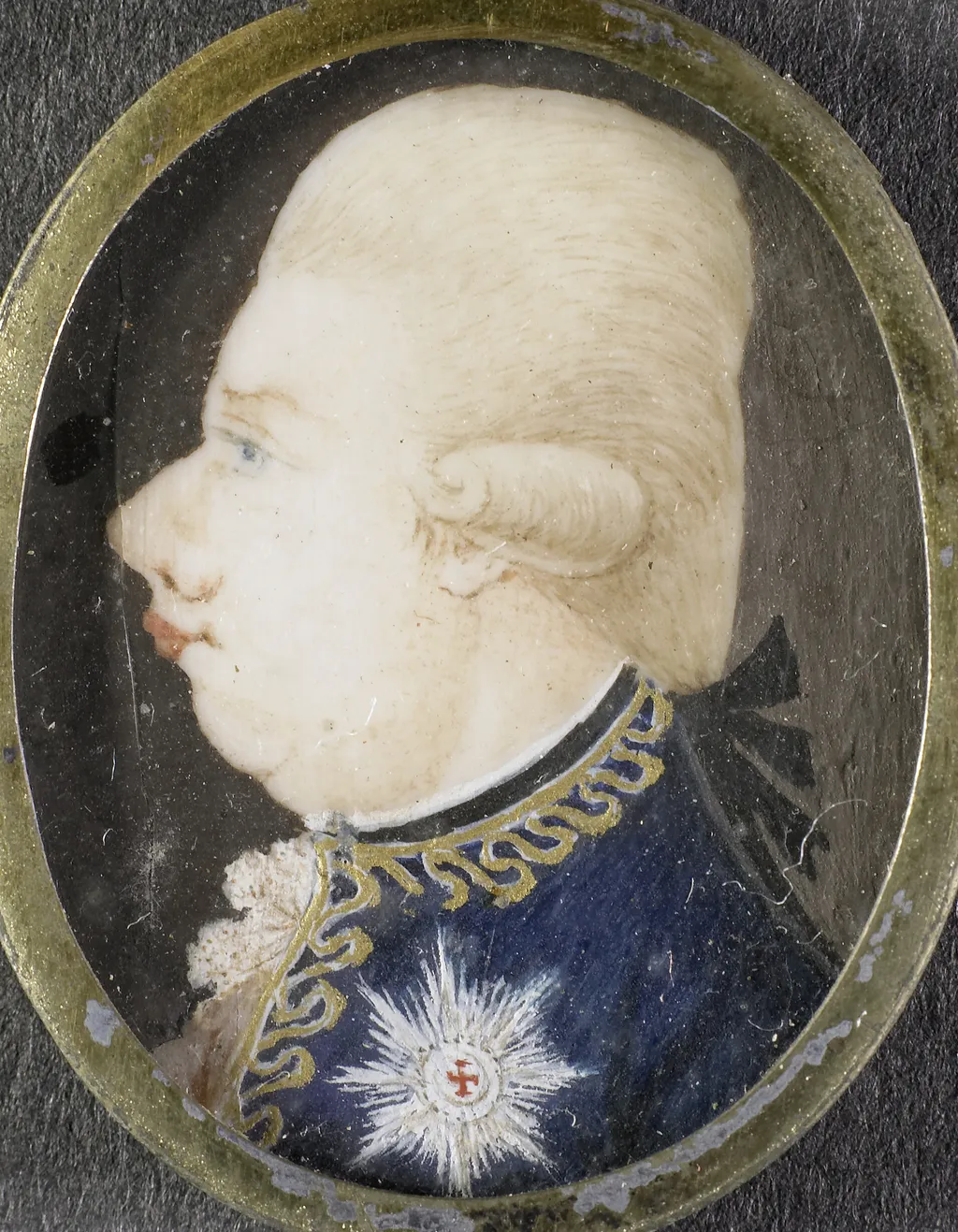 Willem V (1748-1806), prins van Oranje-Nassau, ivory, 1790