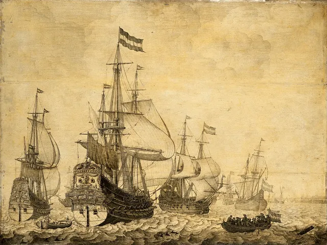 Seascape with Dutch men-of-war