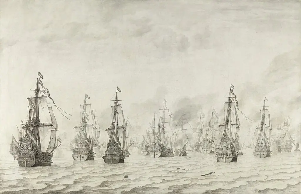 The Battle of Dunkirk, by Willem van de Velde the elder