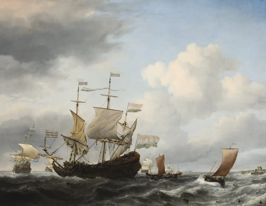 A Dutch Flagship Coming to Anchor