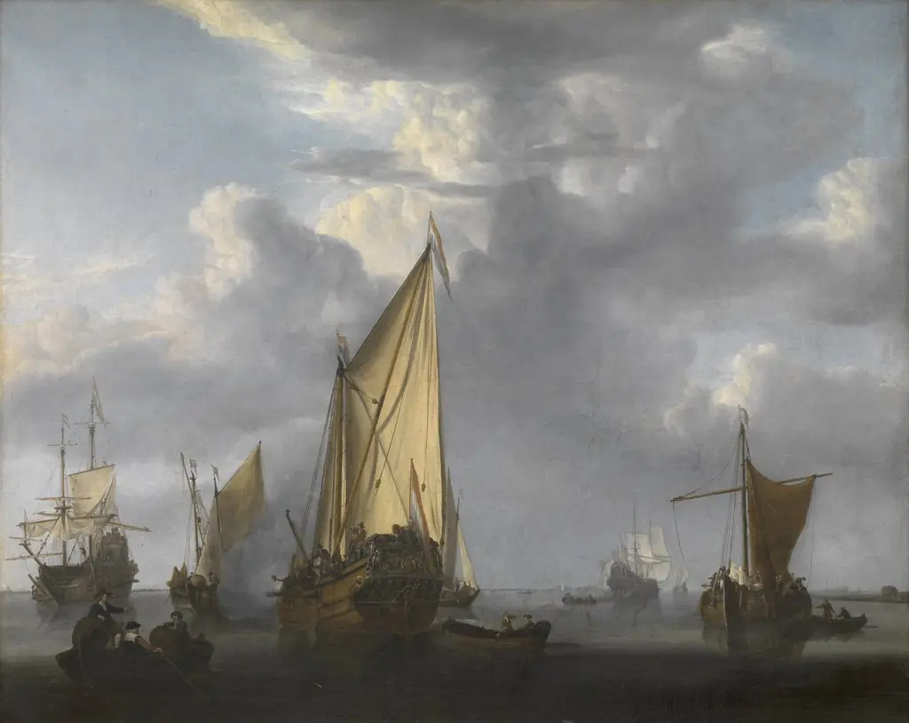 The Canon Shot, by Willem van de Velde the Younger