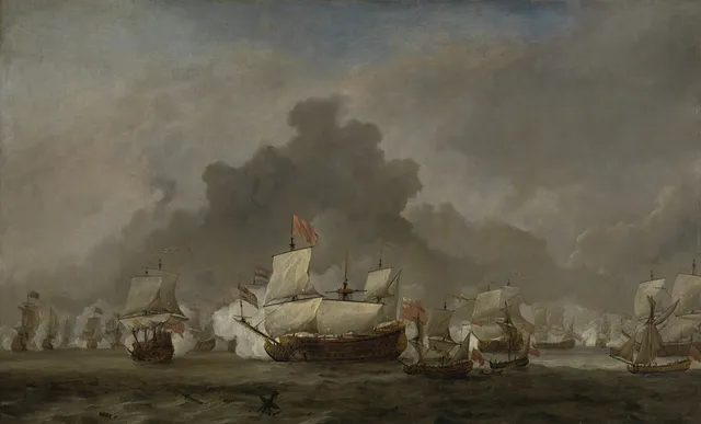 The skirmish of Michiel Adriaensz de Ruyter against the duke of York, commanding the 'Royal Prince'during the Battle of Solebay, 7 June 1672: episode from the Third Anglo-Dutch War (1672-74)