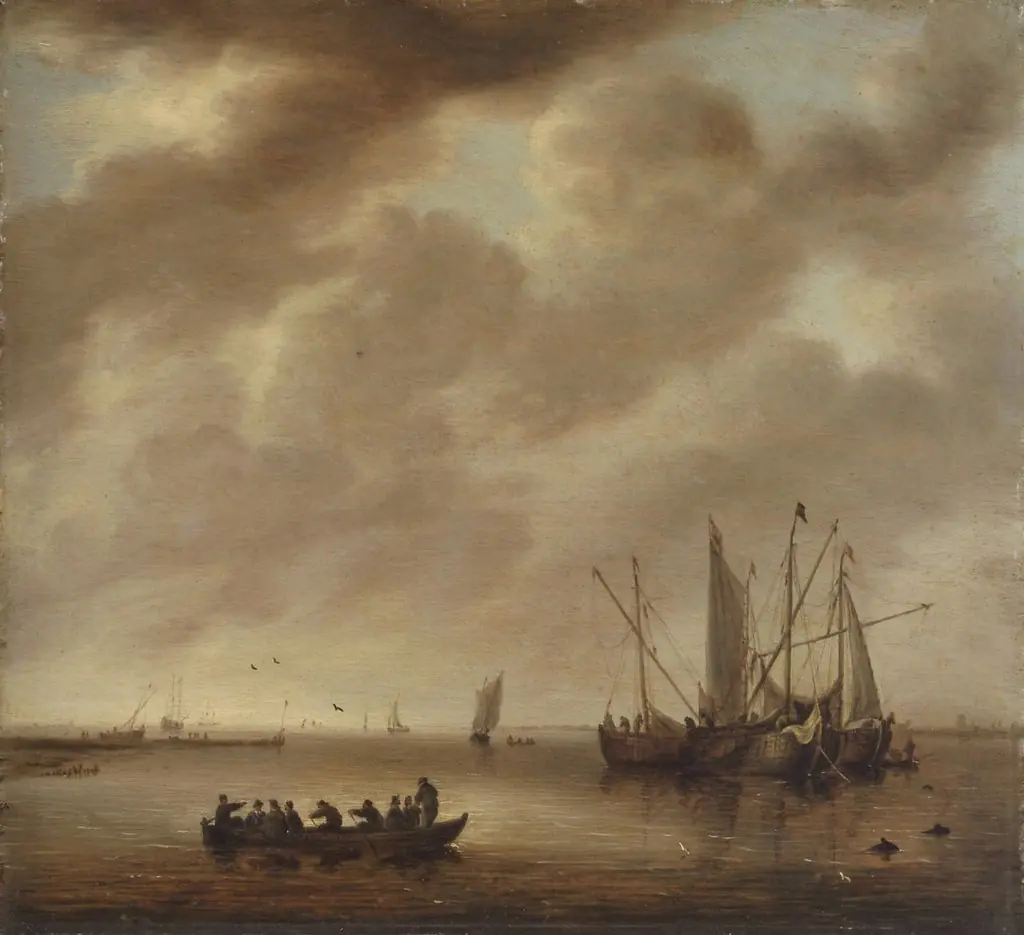 Ruhige See, by Willem van Diest