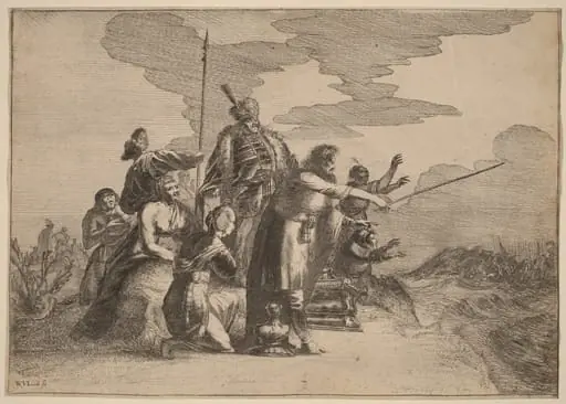 Pharoah Perishing in the Red Sea, by Willem van Lande