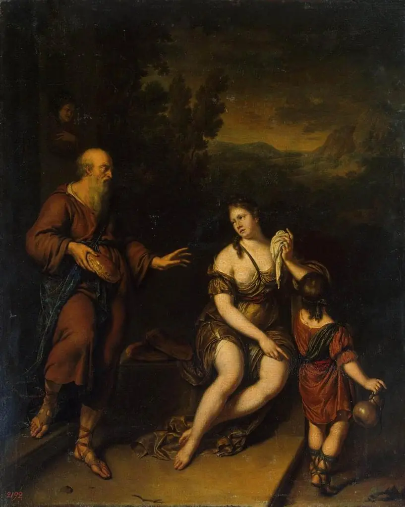Banishment of Hagar and Ishmael, by Willem van Mieris