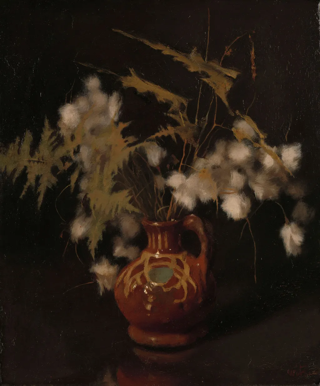 Fluffy Flowers in a Jug, by Willem Witsen, oil, 1903