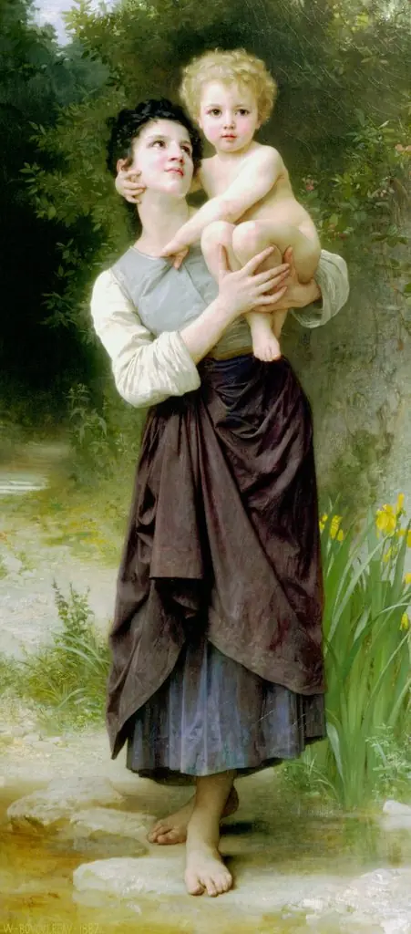 Frère et sœur, by William Adolphe Bouguereau