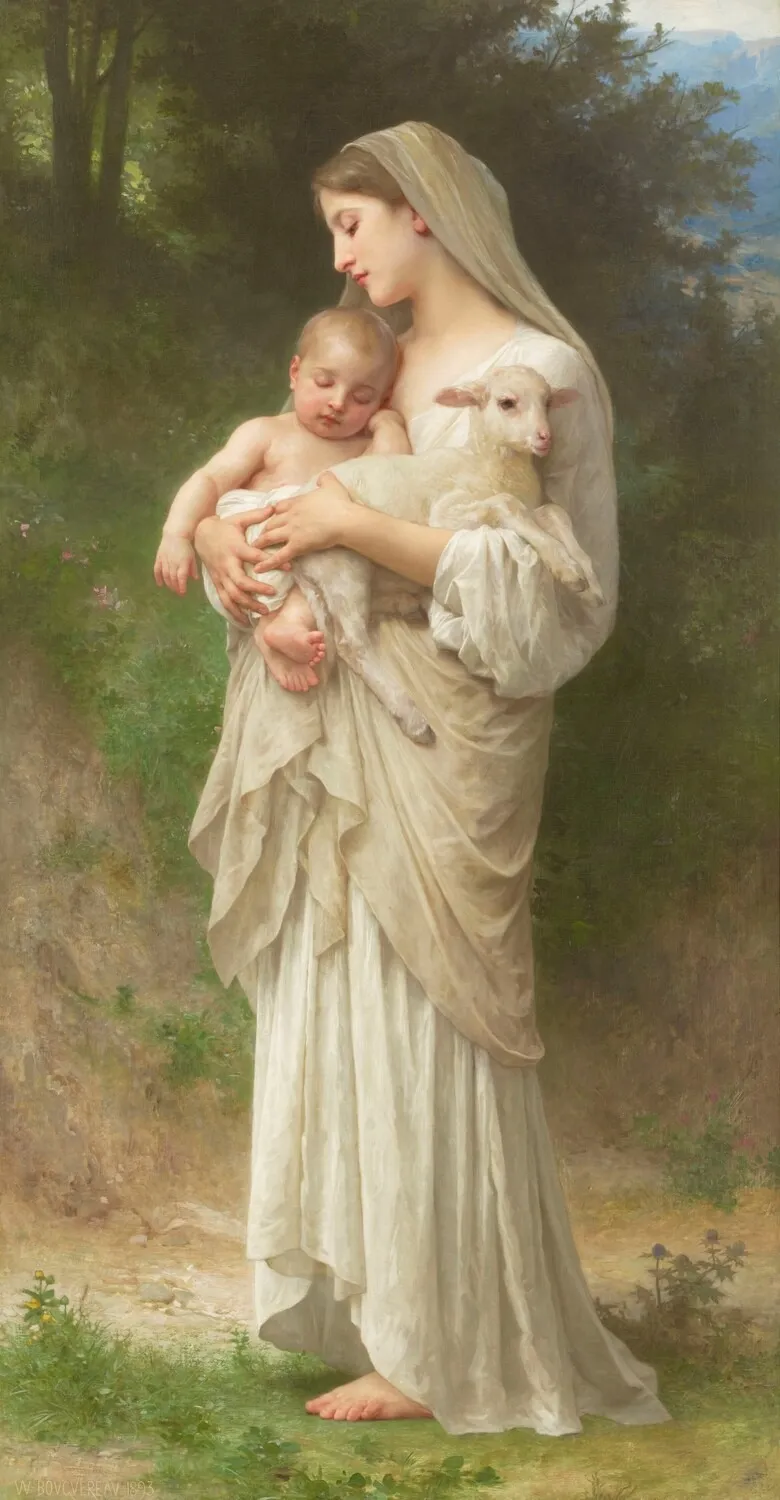 L'Innocence, by William Adolphe Bouguereau, oil, 1897