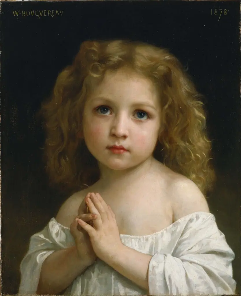 Little Girl, by William Adolphe Bouguereau