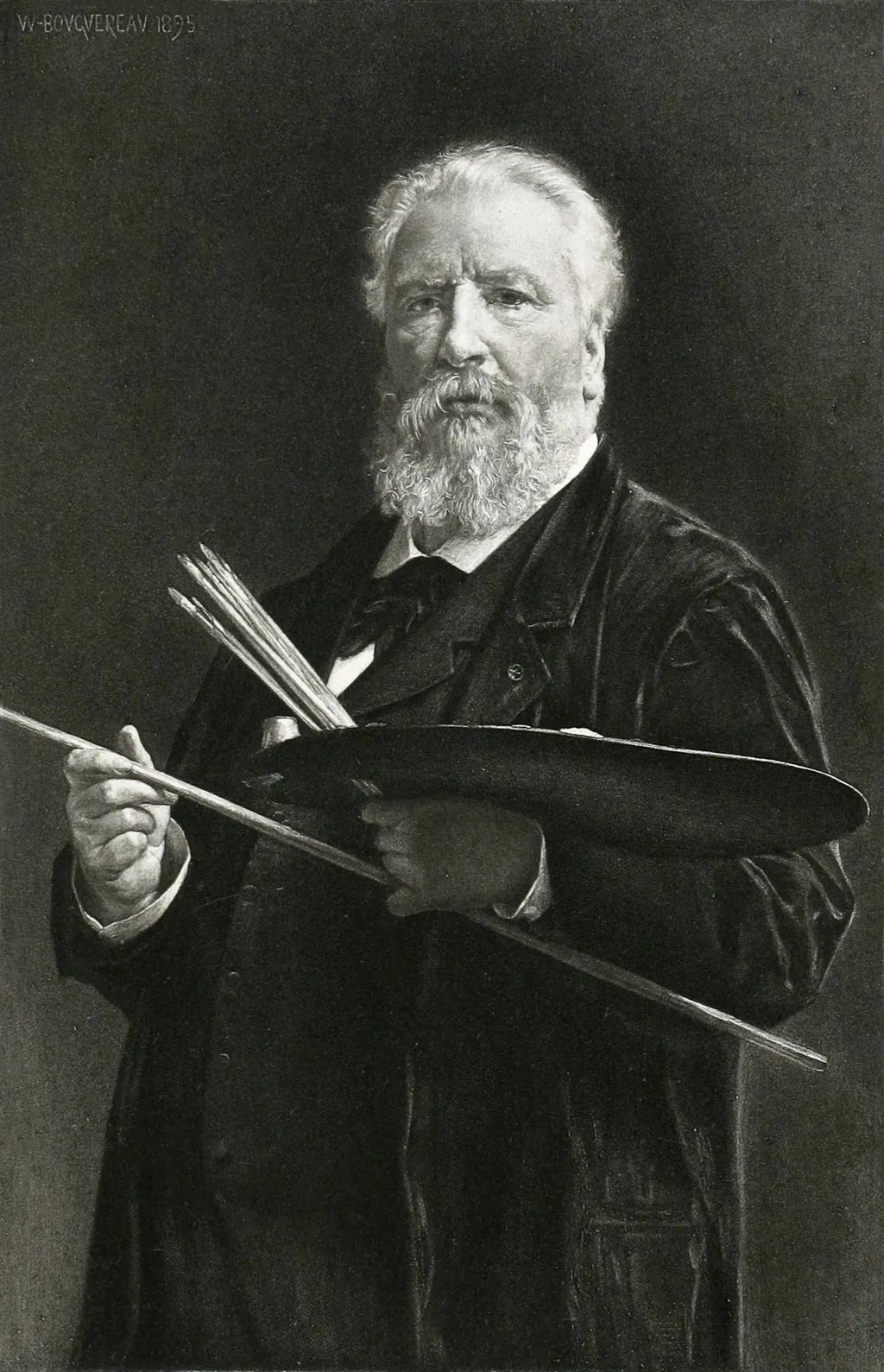 Self-portrait, by William Adolphe Bouguereau, oil, 1898