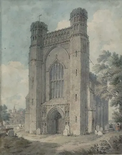 Thorney Abbey, Cambridgeshire, by William Alexander