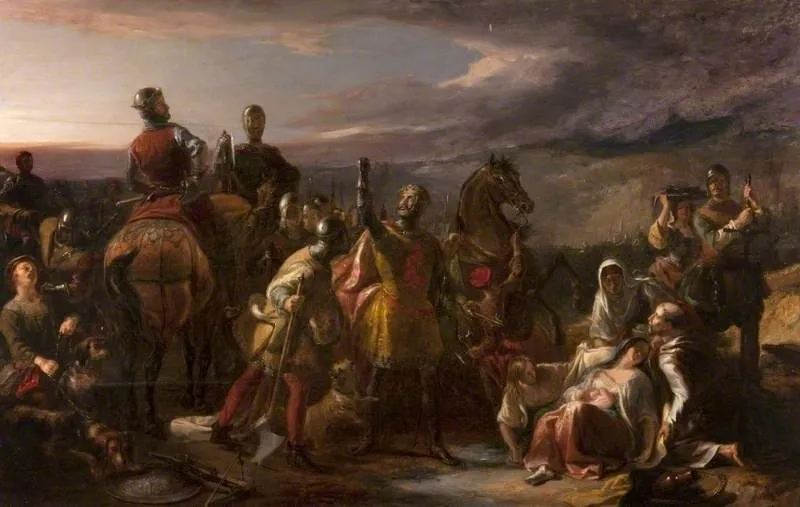 Heroism and Humanity, by William Allan, oil, 1840