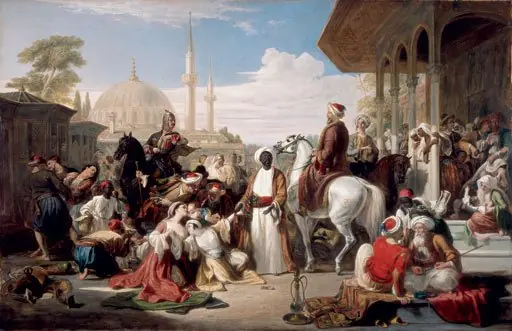 The Slave Market, Constantinople, by William Allan