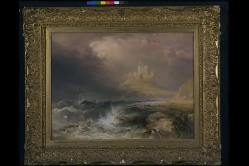 Bamburgh Castle, Northumberland, by William Andrews Nesfield