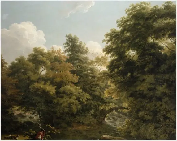 The River in the Demesne at Charleville, by William Ashford