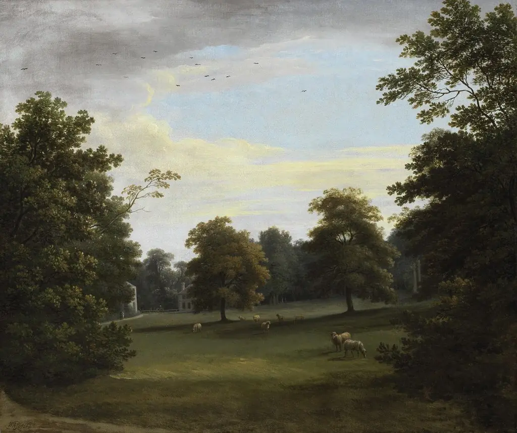 View in Mount Merrion Park, by William Ashford