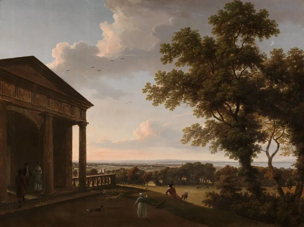 View in Mount Merrion Park (1804), by William Ashford