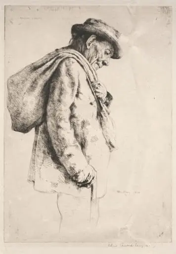 Marchand d'Habits, by William Auerbach-Levy