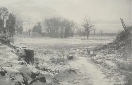 Untitled (Winter Landscape), by William B. Post