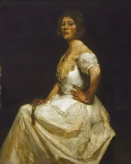 Silk and lace, by William Beckwith McInnes