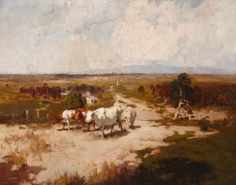 The grey road, by William Beckwith McInnes