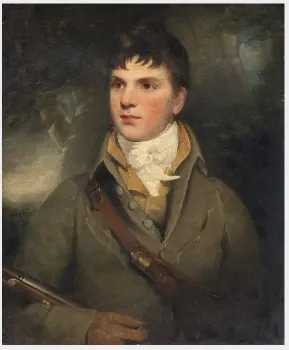 A Member of the Grove Family, by William Beechey, oil, 1803