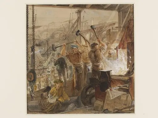 Iron and Coal: the Industry of the Tyne, by William Bell Scott