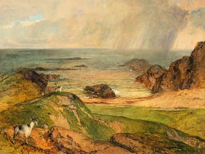 Port na Curachan, Iona, by William Bell Scott
